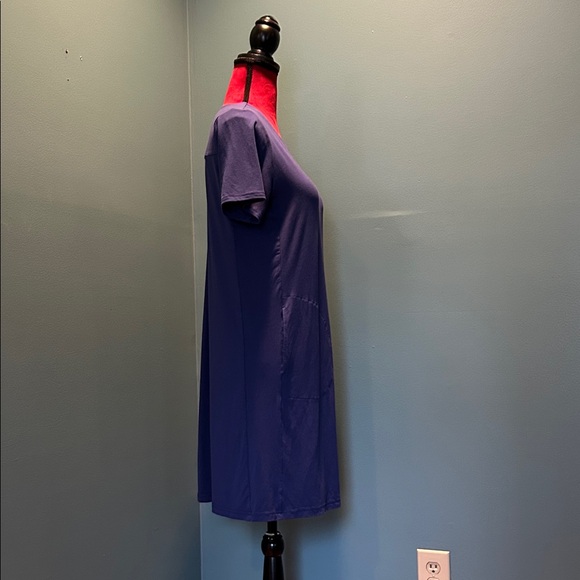 J. Jill Casual Purple T-Shirt Dress Size Small - Picture 5 of 13